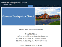 Tablet Screenshot of ebenezerpres.com